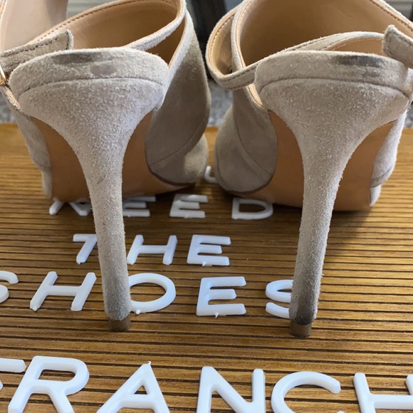 Suede Strappy Heels - Picture 4 of 6